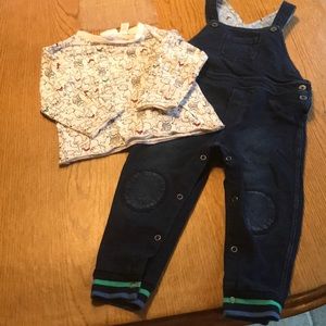Toddler overalls set